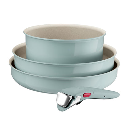 Tefal Ingenio Serenity Kochgeschirr-Set 4-tlg. Eucalyptus L8284S04