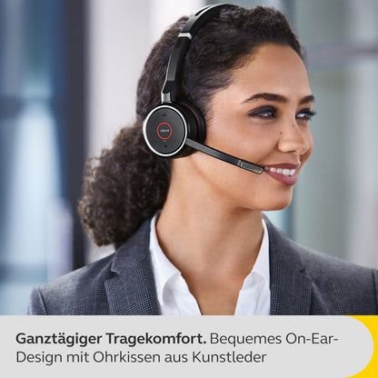 Jabra Evolve 75 SE Headset Schnurlos ANC Stereo - Schwarz