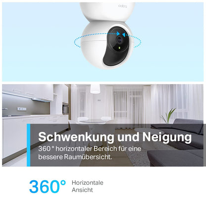Tapo C210 WLAN Überwachungskamera 2er-Set, 3 MP, schwenk-/neigbar