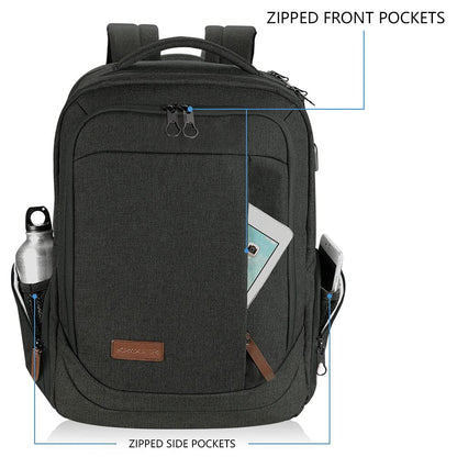 KROSER Laptop-Rucksack 17,3 Zoll wasserabweisend Business Daypack