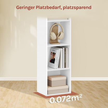 WOLTU Bücherregal mit 6 Fächern, Würfelregal freistehend, SK003ws6