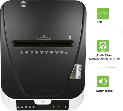 Profi Autofeed P4 Aktenvernichter – 180 Blatt automatisch Kreuzschnitt DSGVO