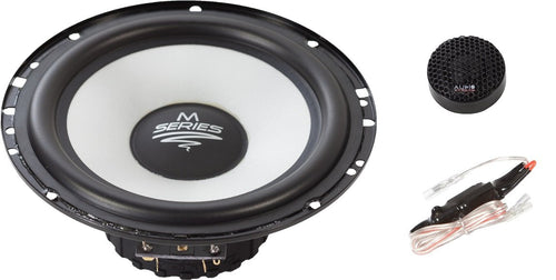 Audiosystem M 165 EVO 16.5cm 2-Wege Auto Kompo-System: Runder 2-Wege Lautsprechersatz für Audio-Wiedergabe im PKW.
