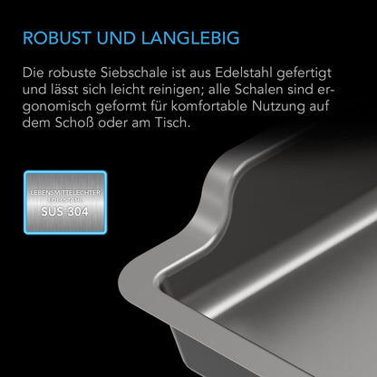 AC Infinity Trim Tray Set – Trimtablett Gross 50 cm 3 Schalen 2 Siebe