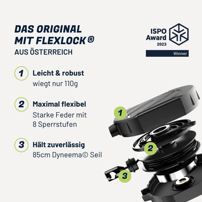 REELOQ PRO Handysicherung mit FLEXLOCK Sicherungsseil, Gurtband