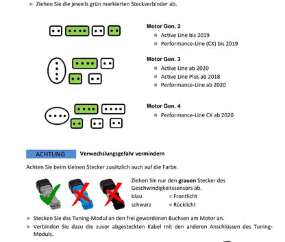 VOLspeed V4 Bosch E-Bike Tuning Kit inkl. Kurbelabzieher