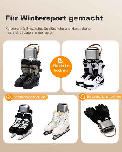 SOTHING Schuhtrockner elektrisch, Skischuhtrockner mit Ozon & Timer