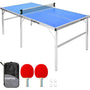 Original Cup EasyPong Tischtennisplatte klappbar, Blau, 182 x 91 cm