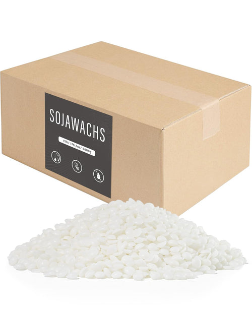 BOYUJK Sojawachs für Kerzen 5 kg, 100% natürliches Kerzenwachs, Wachsflocken