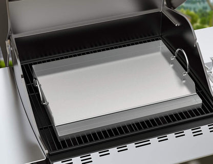 Onlyfire Universal BBQ Edelstahl Plancha Grillplatte 58.4x40.6cm