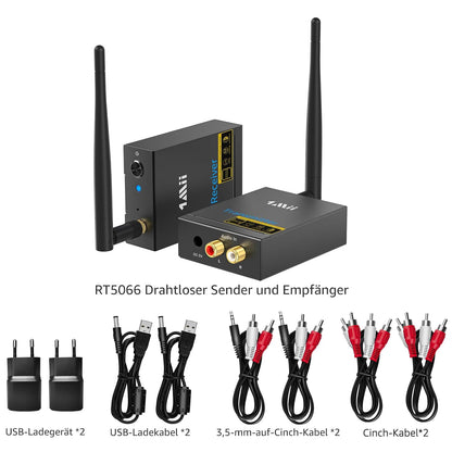 1Mii Drahtlos HiFi Audio Sender Empfänger Kit – 2.4G Low Latency