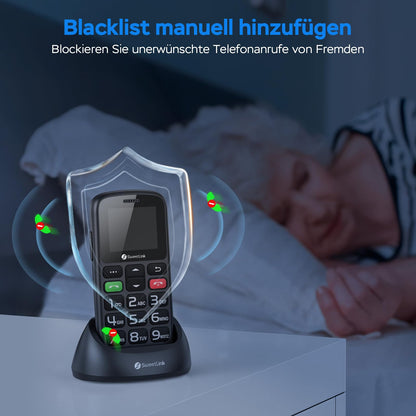 SweetLink S2PLUS 4G Seniorenhandy mit SOS-Taste und Ladestation