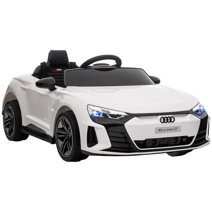 HOMCOM Audi RS e-tron GT Elektroauto weiss (3-5 J.) mit FB