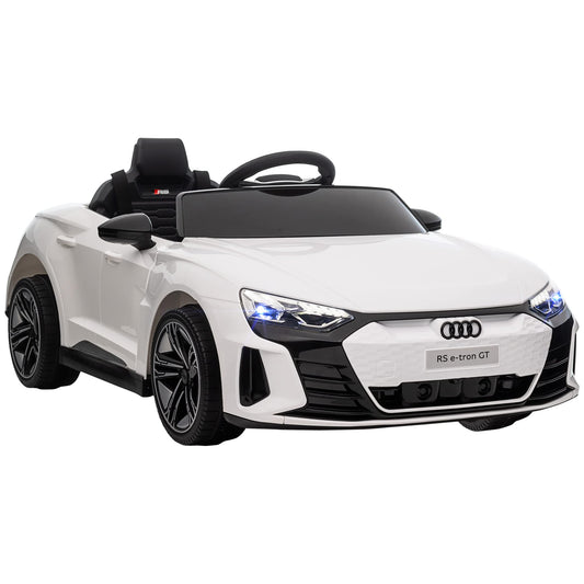 HOMCOM Audi RS e-tron GT Elektroauto weiss (3-5 J.) mit FB