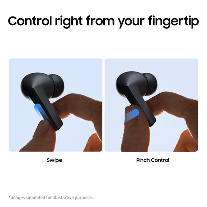 Samsung Galaxy Buds3 FE In-Ear Bluetooth-Kopfhörer mit ANC, Schwarz