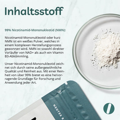 NMNeotes Nicotinamid Mononukleotid Pulver hochrein – 3x 30g Packung