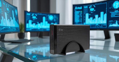 i-tec Externe Festplatte 2TB USB 3.0 – 3.5 Zoll mit Netzteil