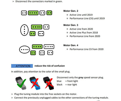 VOLspeed V4 Bosch E-Bike Tuning Kit inkl. Kurbelabzieher