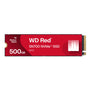 WD Red SN700 NVMe Solid State Drive für NAS – 500GB. Schwarze M.2 2280 Platine mit Speicherchips. Schneller NVMe-Speicher für NAS-Systeme.
