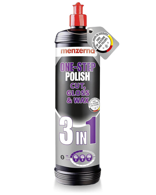 Menzerna 3in1 One-Step Polish Cut, Gloss & Wax Politur 1 Liter Flasche