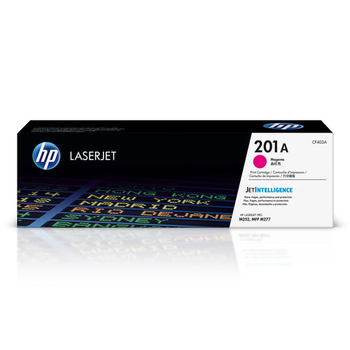 HP 201A (CF403A) Original Toner für Laserjet Pro M2xx - Magenta, rechteckige Kartusche. Ermöglicht Farbdrucke.
