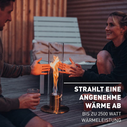 höfats Spin 120 Gold Bioethanol Tischkamin Indoor/Outdoor