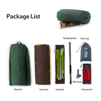 Naturehike Star-River Zelt 2 Personen Ultraleicht - Olivgrün