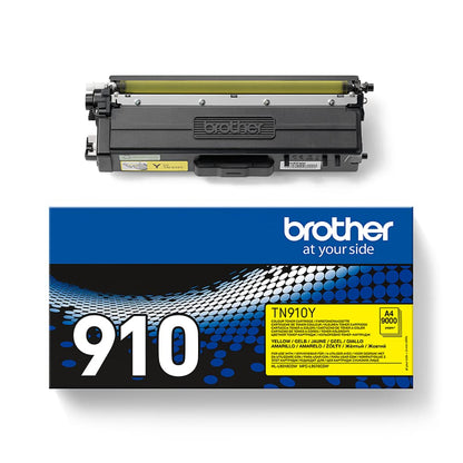 Brother TN-910Y Ultra-Jumbo Tonerkassette - gelb 9000 Seiten