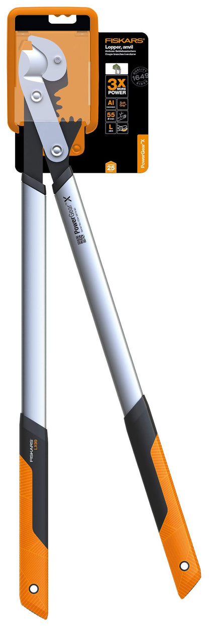 Fiskars PowerGearX Amboss-Getriebeastschere - LX99-L 80cm