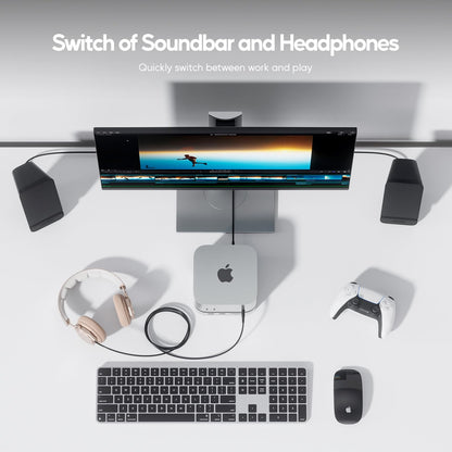 PULWTOP Mac mini M4 Pro Dock - 4TB SSD Gehäuse USB C Hub