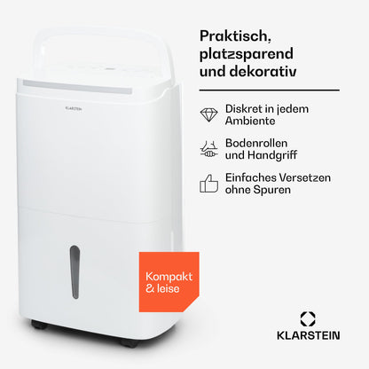 Klarstein DryFy Connect 50L Smart Luftentfeuchter - Weiss