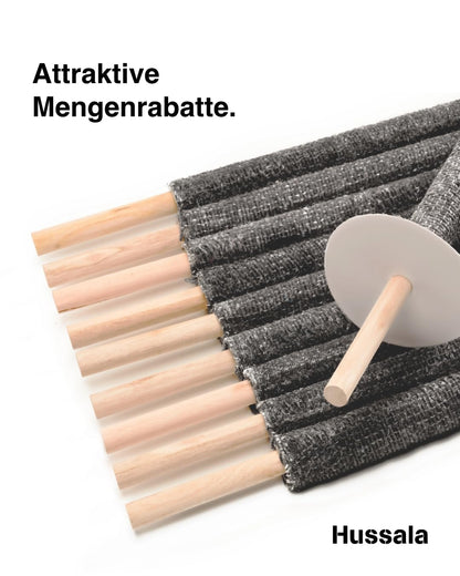 Hussala Diamond Wachsfackeln 50 Stk. – 90 Min. Brenndauer