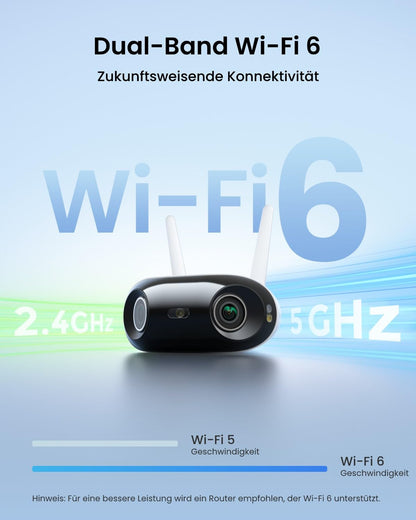 Reolink Elite WiFi 4K WLAN Überwachungskamera aussen, 180° Panorama