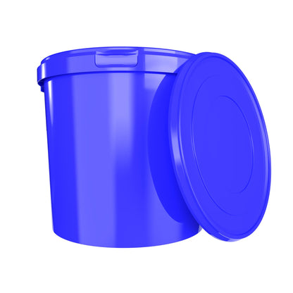 Kunststoff Eimer 10l Rund Lebensmittelecht – Blau 50 Stk.