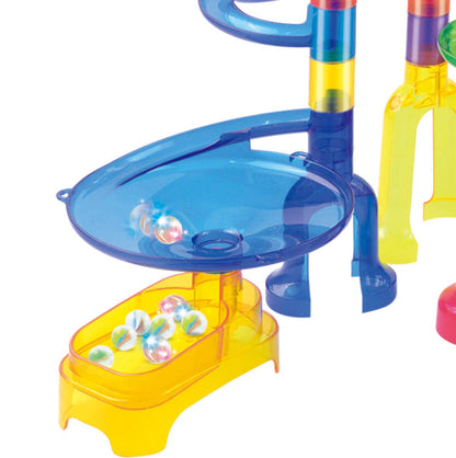 JOYIN Murmelbahn Kugelbahn Set – 170 Teile Mehrfarbig für Kinder