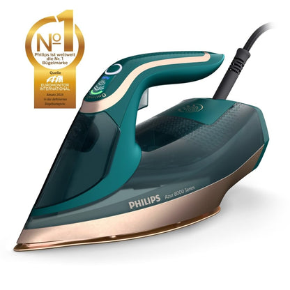 Philips Azur 8000 Serie Dampfbügeleisen - DST8030/70 Grün Opal