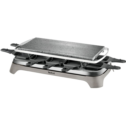 Tefal Pierrade Raclette Grill – 10 Pfännchen PR457B Grau