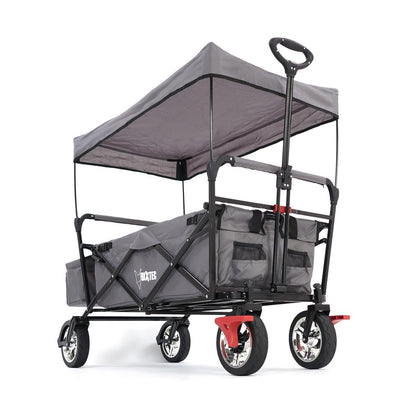 Fuxtec Bollerwagen FX-CT500 faltbar Grau mit Dach