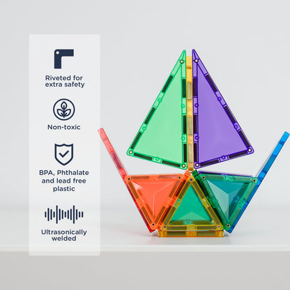 CONNETIX Magnetbausteine Regenbogen Minipackung, 24 Stück