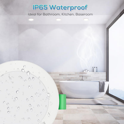 ALUSSO LIGHTING LED Einbauspot Flach Dimmbar IP65 68mm – 6er Set