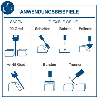 Scheppach DECO FLEX SL Dekupiersäge - mit flexibler Welle