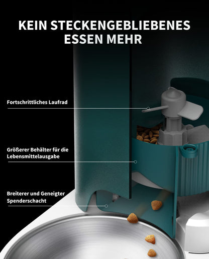 PETKIT Fresh Lock Futterautomat 3L – Katze Hund Edelstahl