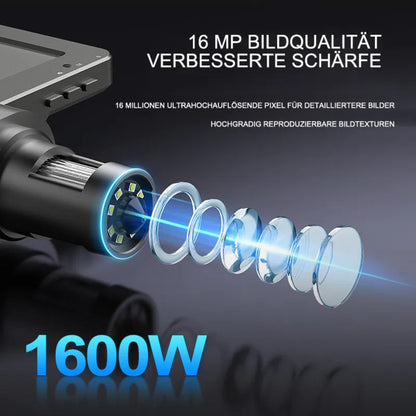 WADEO 7" LCD Digitalmikroskop - HDMI USB inkl. 32GB Karte