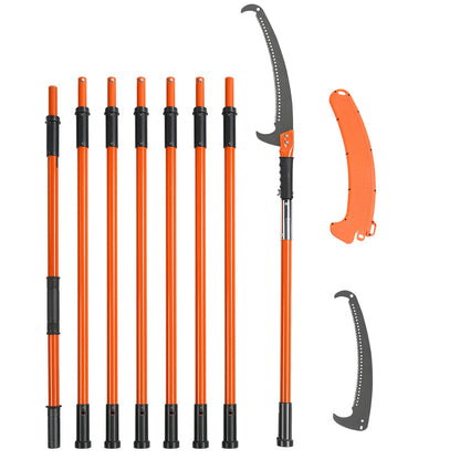 VEVOR Astsäge Teleskopstiel bis 10m Arbeitshöhe - 2 Blätter