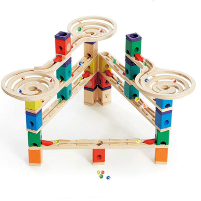 Hape Quadrilla Vertigo Holz Kugelbahn Konstruktionsspielzeug