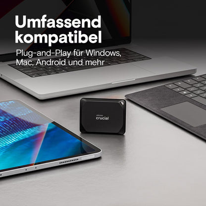 Crucial X10 Pro externe SSD Festplatte USB-C – 2TB