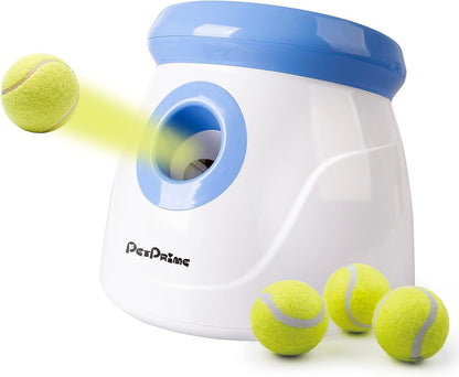 Pet Prime Automatischer Ballwerfer für kleine Hunde - Mini Weiss