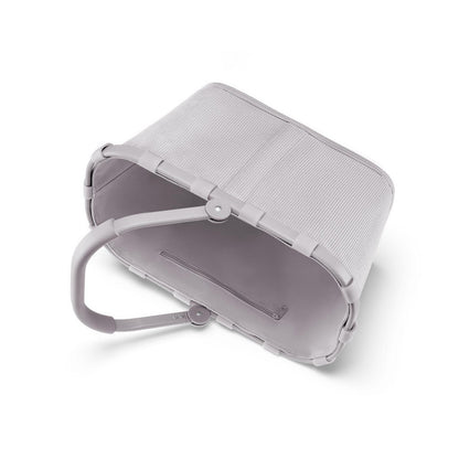 reisenthel carrybag cord grey – Einkaufskorb mit Aluminiumrahmen