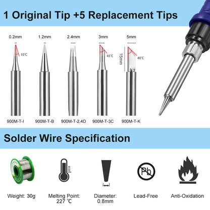 Preciva 8786D Heissluft Löt-/Entlötstation mit Lötkolben