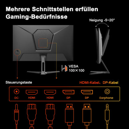 Minifire MFG27F4Q Gaming Monitor - 27 Zoll WQHD 180Hz